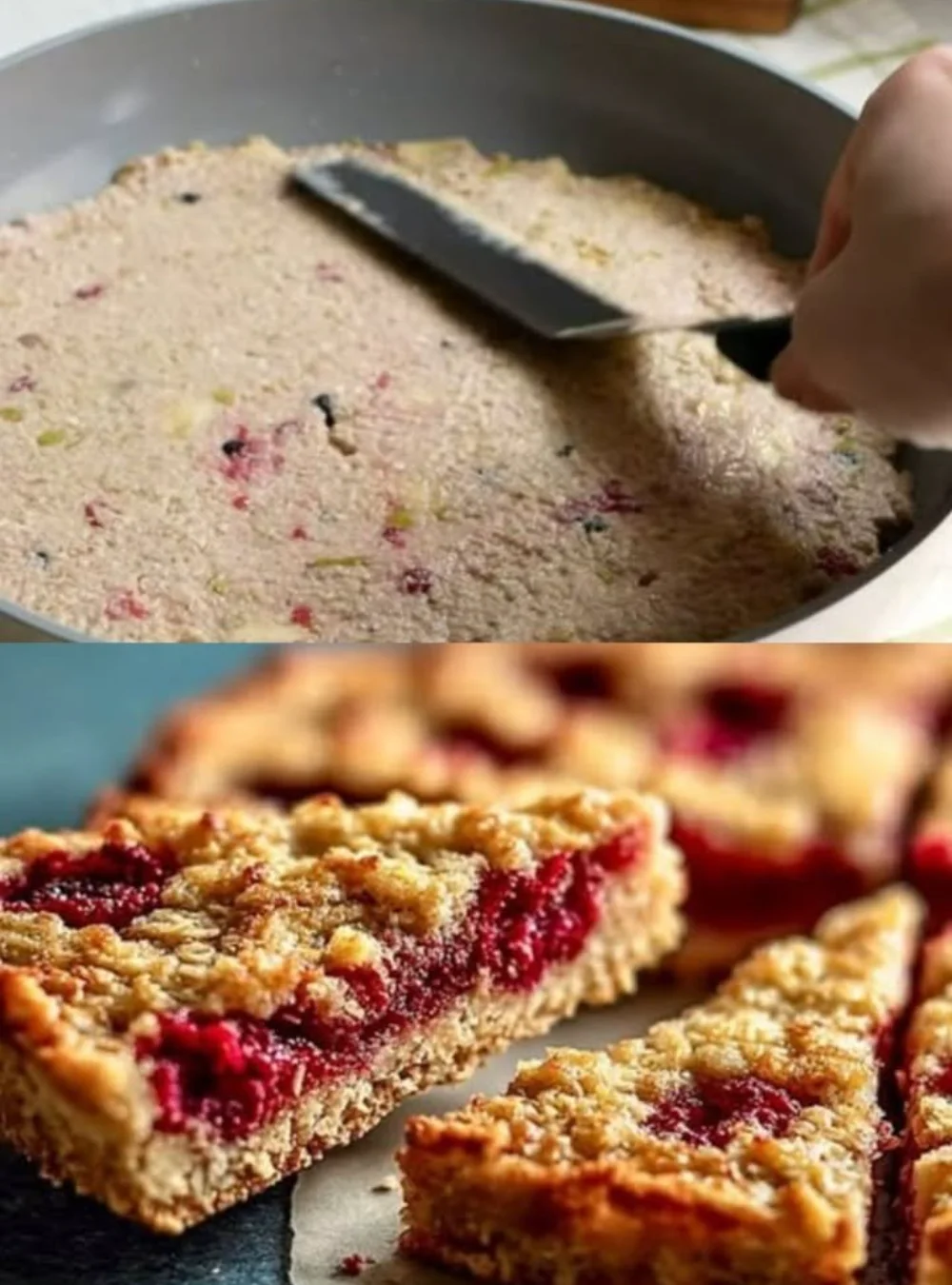 Zuckerfreies Hafer-Apfel-Dessert in einer Schüssel, serviert mit frischen Äpfeln