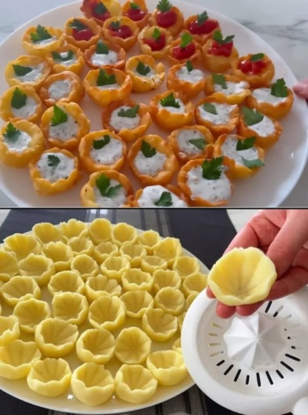 Ein schnelles Rezept mit zwei Zutaten, perfekt für Gäste.