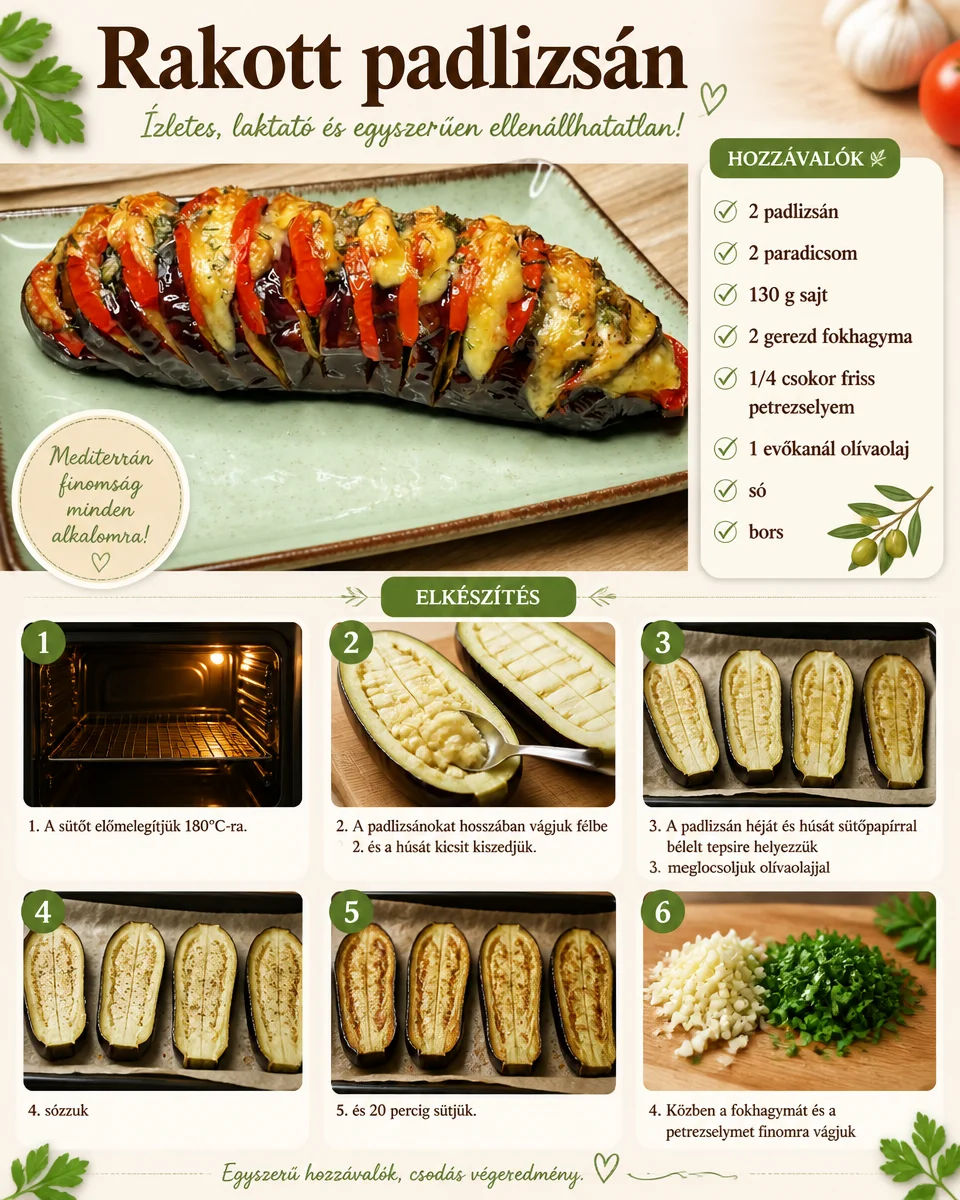 Auberginenauflauf in Schichten, ungarisch inspiriertes Rezept mit Auberginen