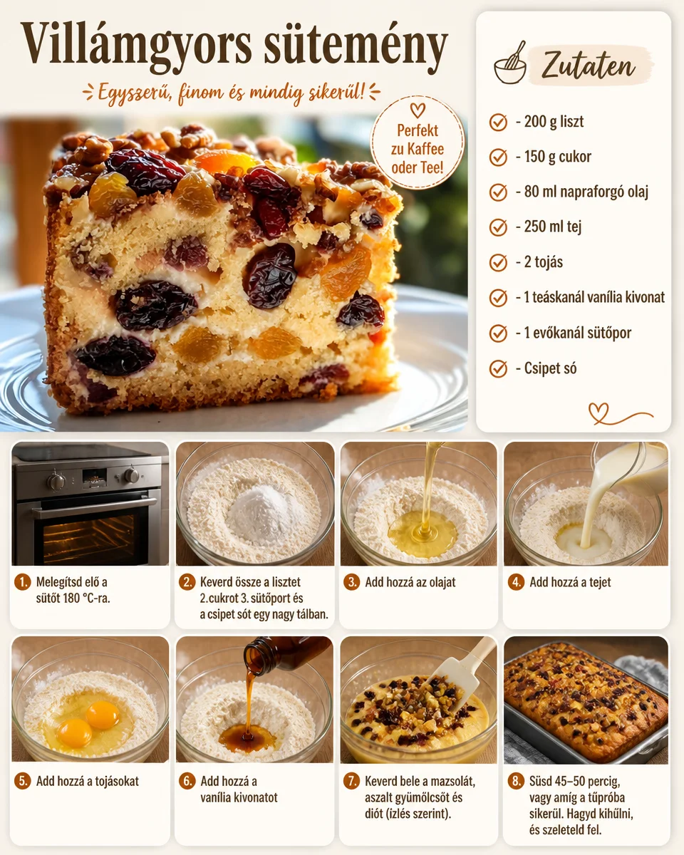 Blitzschnelles Kuchenrezept für jeden Anlass – einfach und lecker.