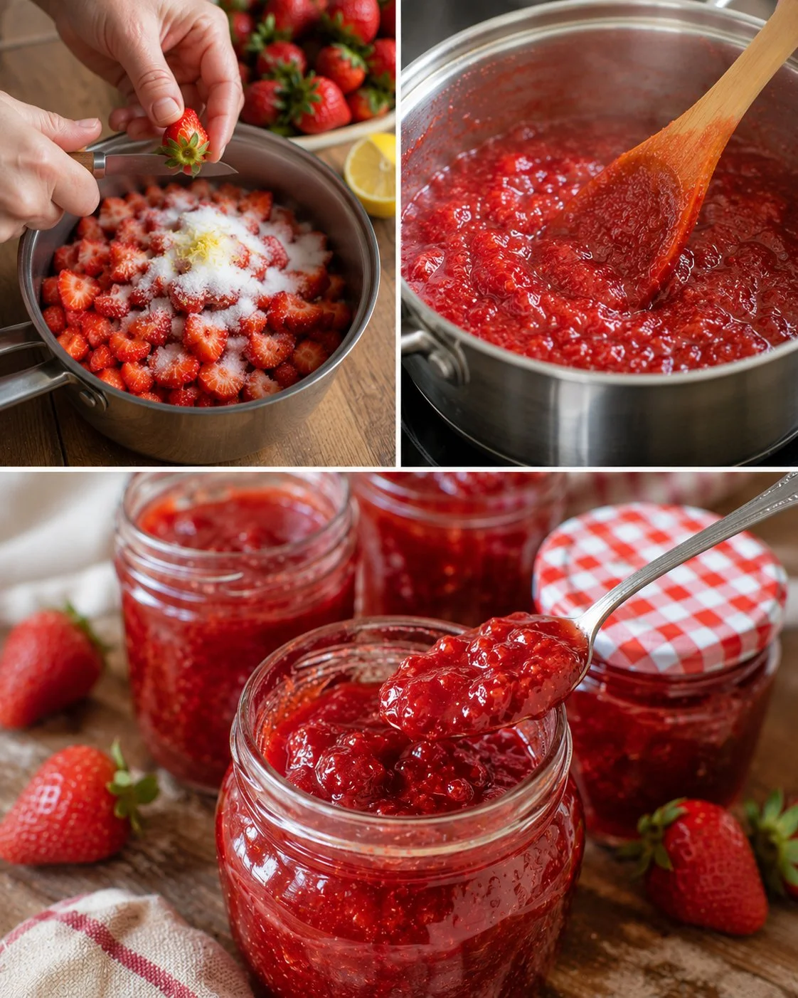 Erdbeermarmelade aus dem Thermomix, einfaches Rezept