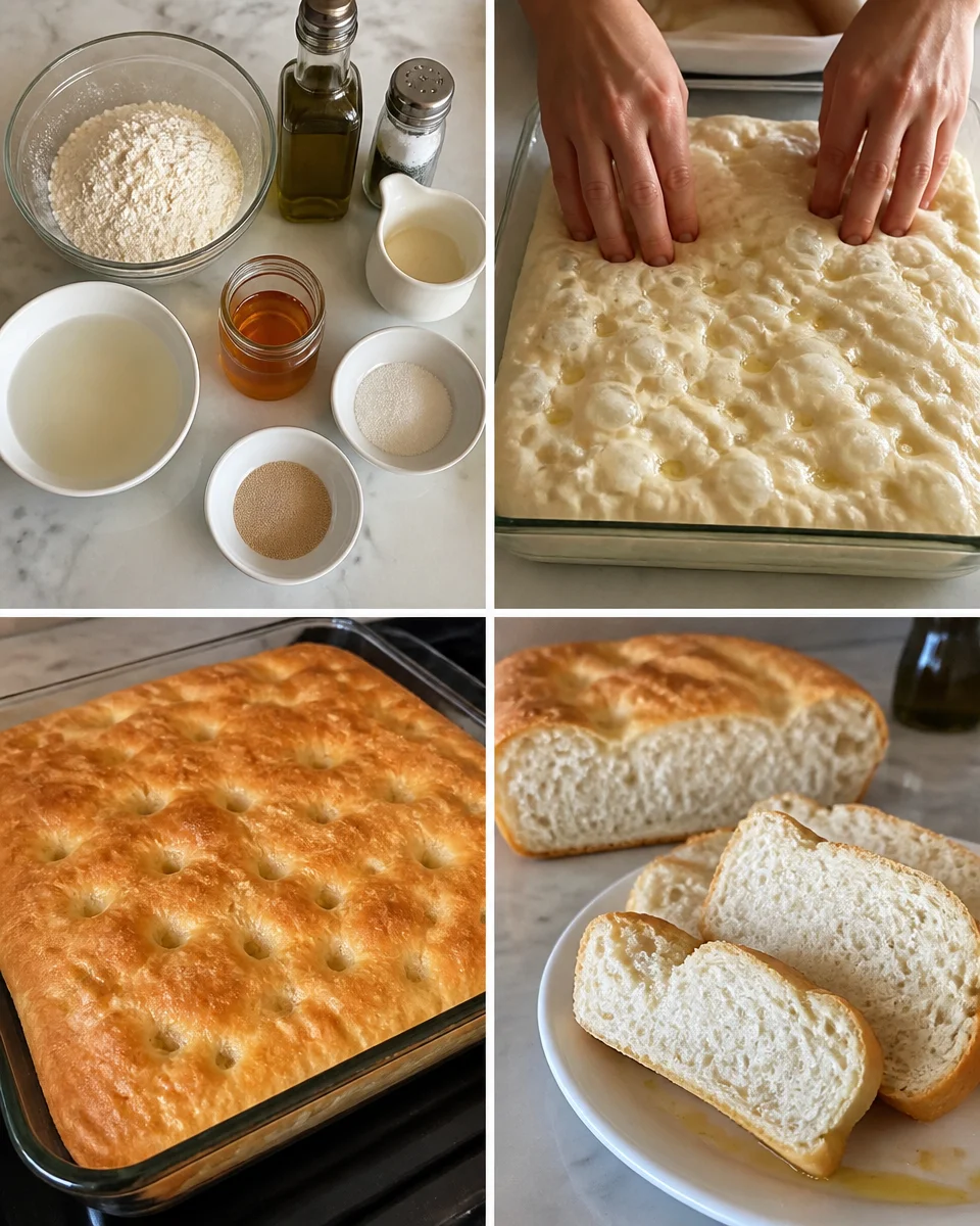 Frisches Brot selbst gemacht in 5 Minuten, knusprig und aromatisch