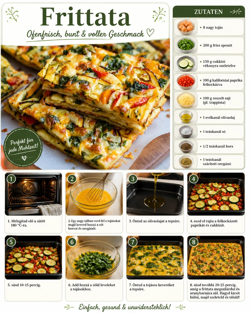 Leckere Frittata mit Gemüse und Käse auf einem Teller serviert