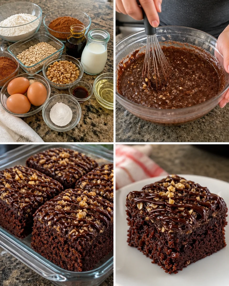 Hafer-Schokoladenkuchen Zuckerfrei – einfaches Rezept für einen gesunden Genuss
