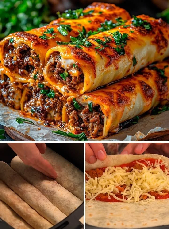 Involtini Italiani mit Tortillas für ein einfaches Abendessen