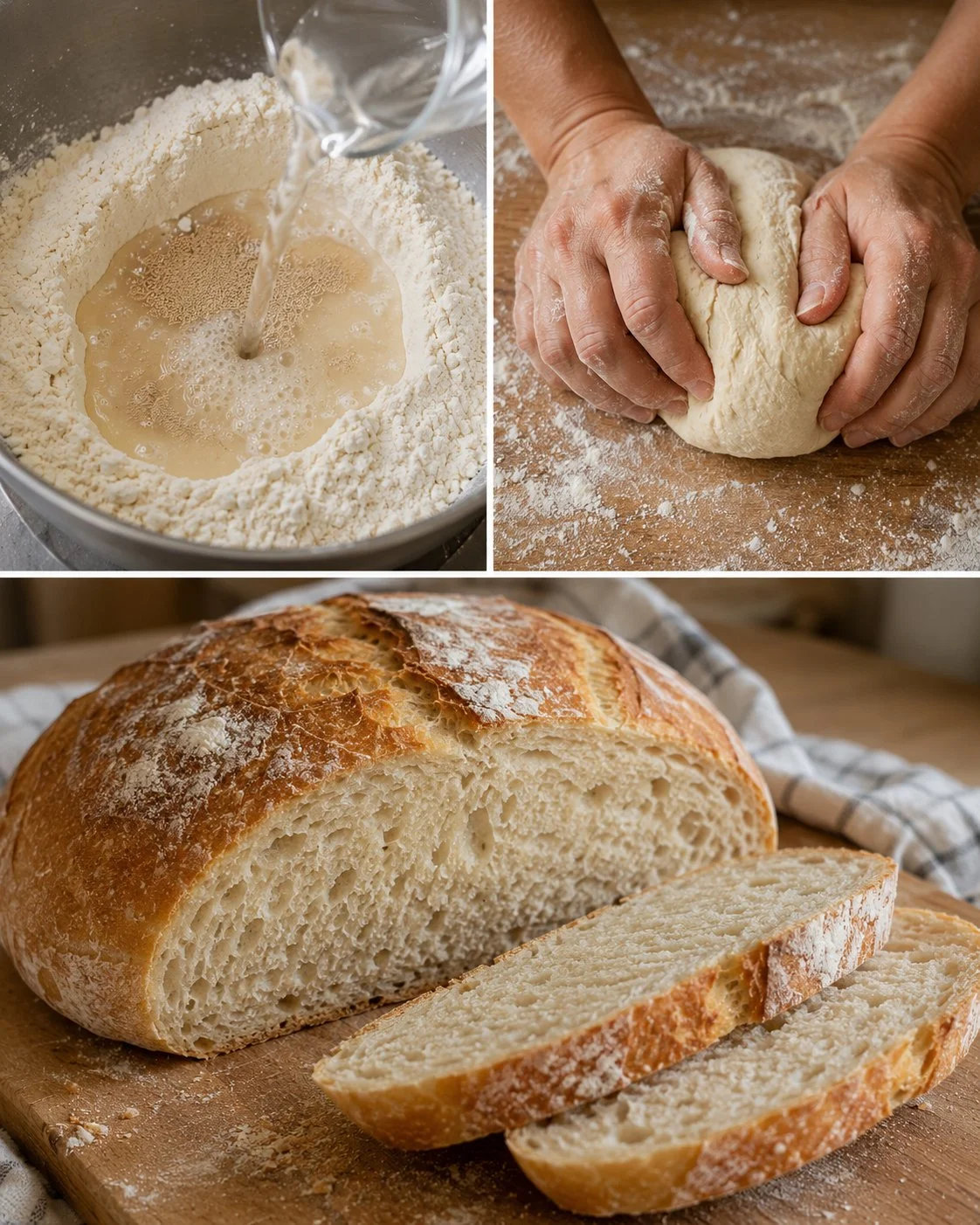 Jamie Olivers 3-Zutaten-Brot Rezept mit nur drei Zutaten