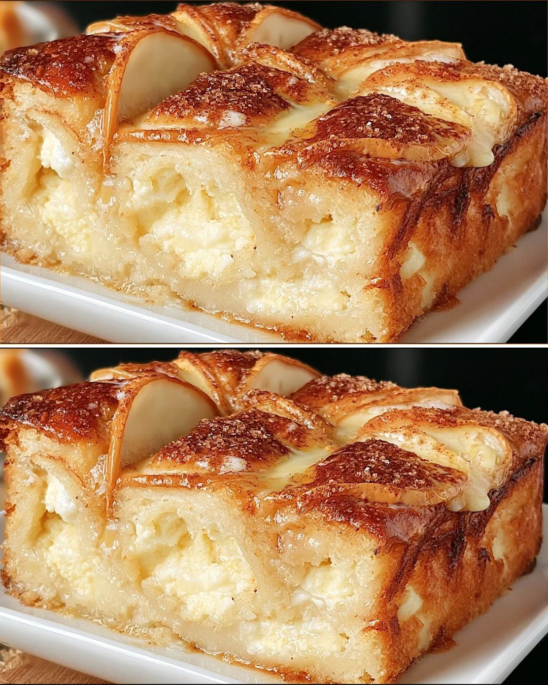Schneller Apfelkuchen in 5 Minuten mit Hüttenkäse Rezept