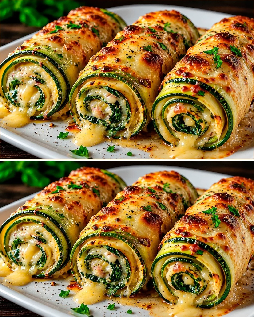 Leckeres Zucchinirezept mit frischen Zutaten und aromatischen Gewürzen.