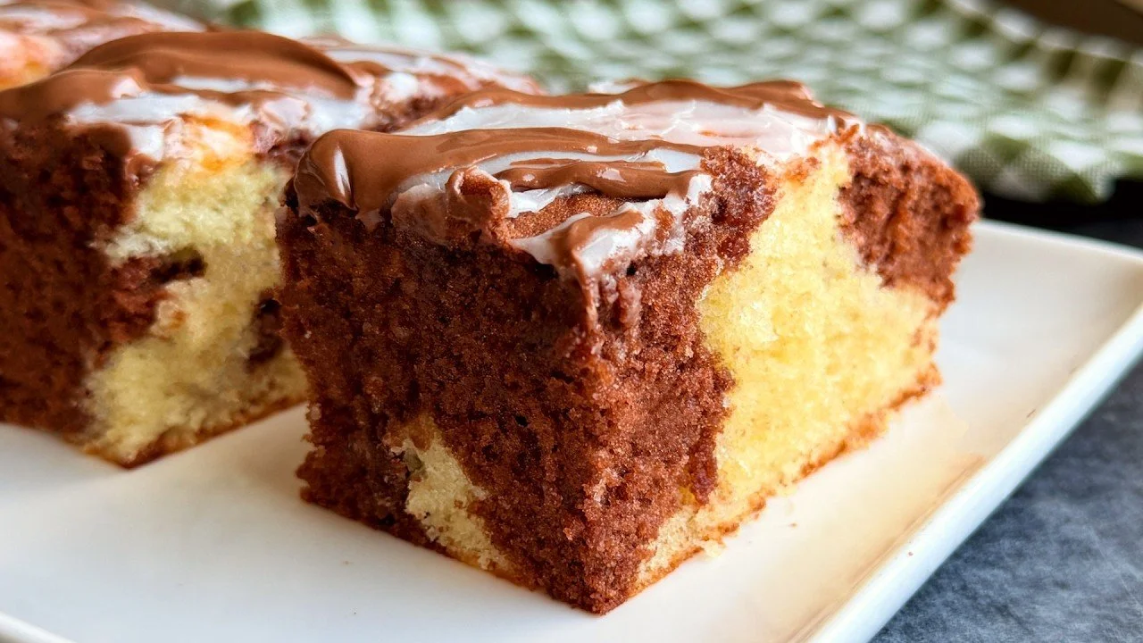 Soft Marble Cake, der zart und luftig ist - Perfekt für jeden Anlass