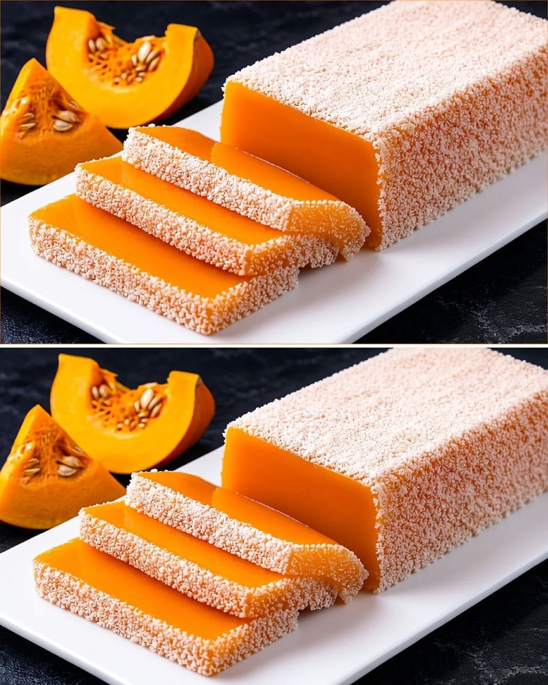 Leckeres Kürbis Dessert mit Milch, schnell und einfach zubereitet, ohne Backen.
